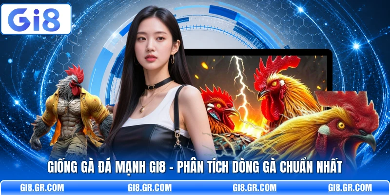 Giống Gà Đá Mạnh GI8 - Phân Tích Dòng Gà Chuẩn Nhất